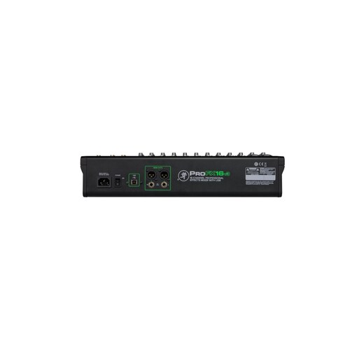 Mezclador Mackie ProFX16v3 refuerzo de sonido profesional de 16 canales con FX integrado.