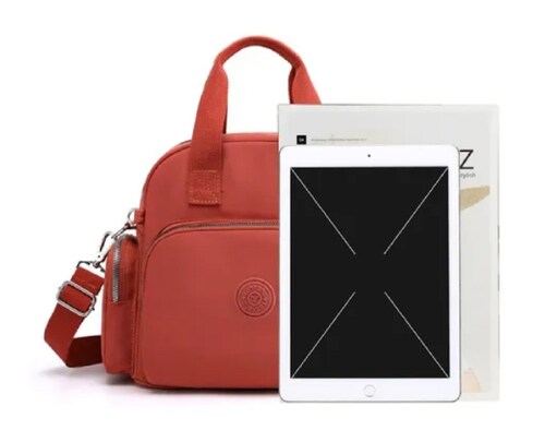 Mochila Bolso Mujer Nylon Multifuncional Con Usb 