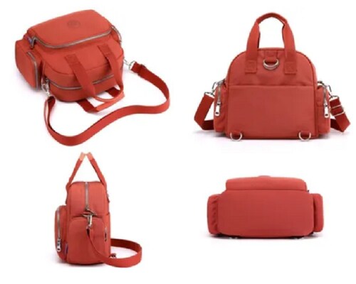 Mochila Bolso Mujer Nylon Multifuncional Con Usb 