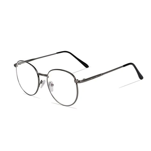 Lentes luz antiblue metálicos Gunmetal