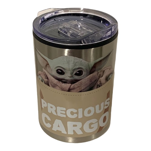 Baby Yoda Termo Mandalorian The Child Grogu Star Wars Acero Inoxidable Doble Pared MD2