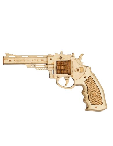 Rompecabezas 3d Pistola Revolver Madera Juguete ROBOTIME.