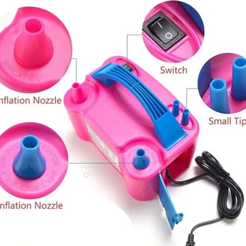 Bomba Eléctrica Para Inflar Globos + Regalo 20 Globos Up04
