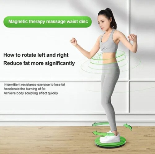 Disco Giratorio Reduce Cintura Abdomen Ejercicio Cardio