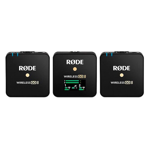 Micrófono RODE WIRELESS GO II inalámbrico ultracompacto y extremadamente versátil