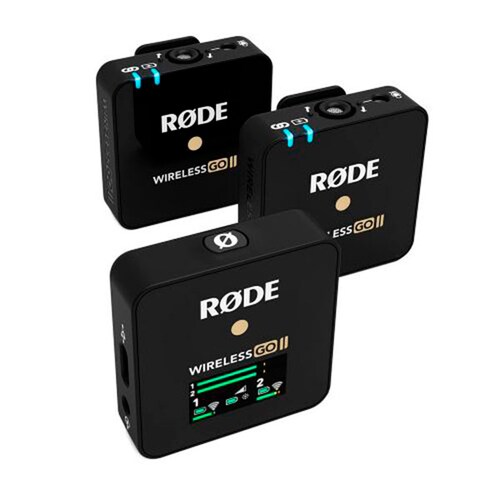 Micrófono RODE WIRELESS GO II inalámbrico ultracompacto y extremadamente versátil