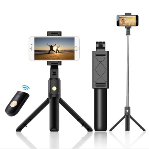 Palo Selfie con Trípode y Control Remoto Bluetooth