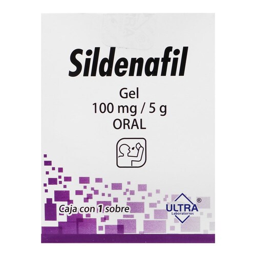 Sildenafil Gi 100Mg C/1 Sobre Gel Oral Ultra 1 Pza 