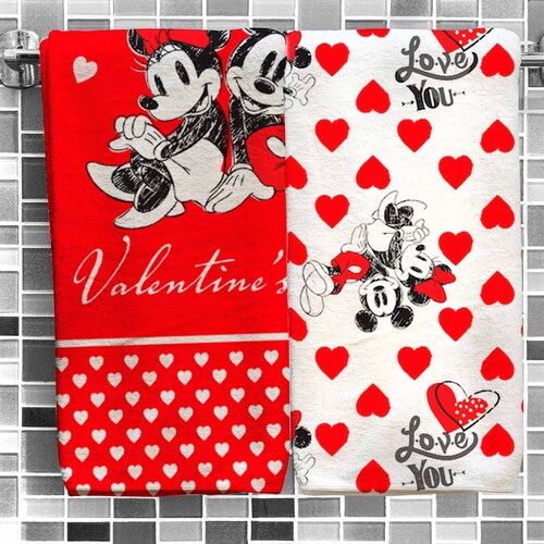 Toalla de manos 2 pack Mickey love