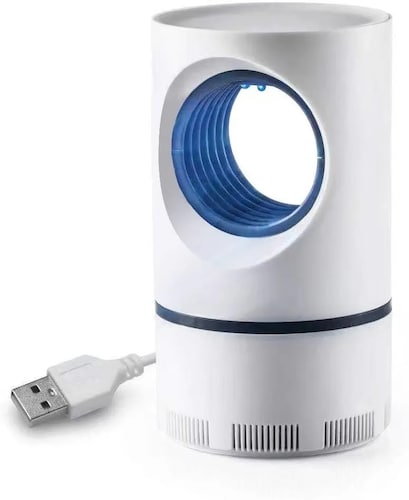 Lampara Mata Mosquitos Portatil Electrica Usb Con Luz Led