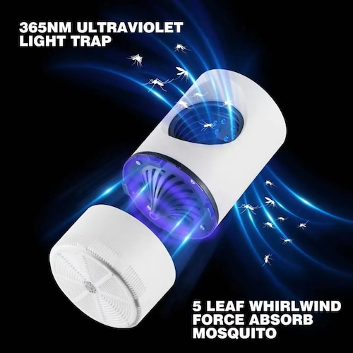 Lampara Mata Mosquitos Portatil Electrica Usb Con Luz Led