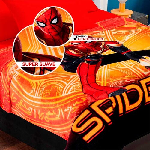 COBERTOR suave y calientito SPIDERMAN FUERZA