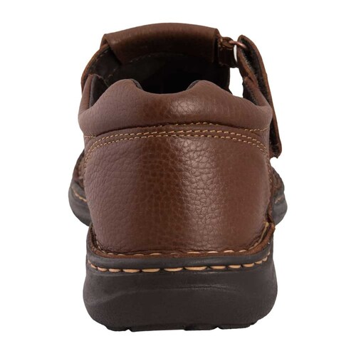 Sandalias para playa o baño de piel para hombre, color miel, marca Kafe, mod. 175617