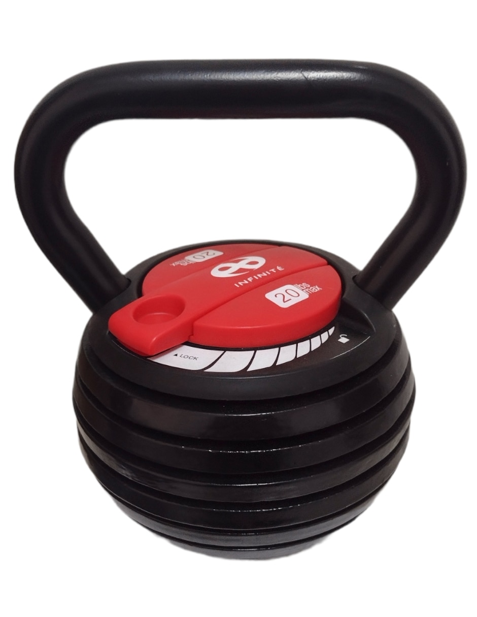 Pesa Rusa Ajustable Kettlebell Ajustable 20lbs INFINIT IF KADJ