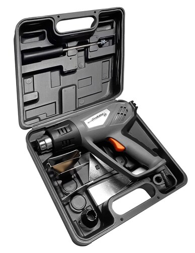 Pistola de Calor con Accesorios 2 velocidades 120v 1500W Gladiator Pro PC 800 K