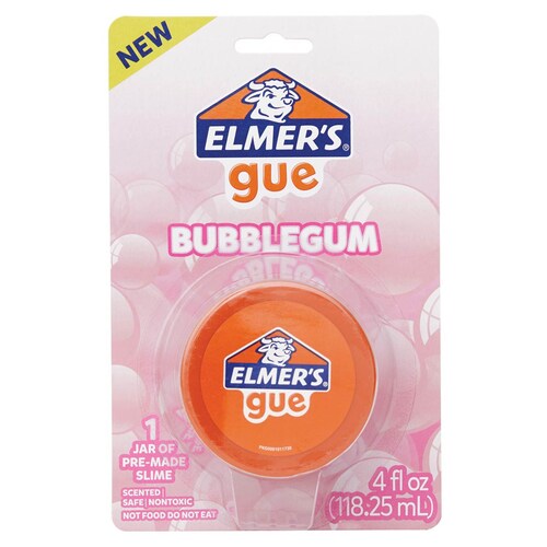Slime Rosa Elmers Gue Bubblegum Con Aroma Chicle 118ml Niñas
