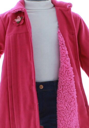 Abrigo Niña Fiusha Forrado 2752 1 a 8 Años.