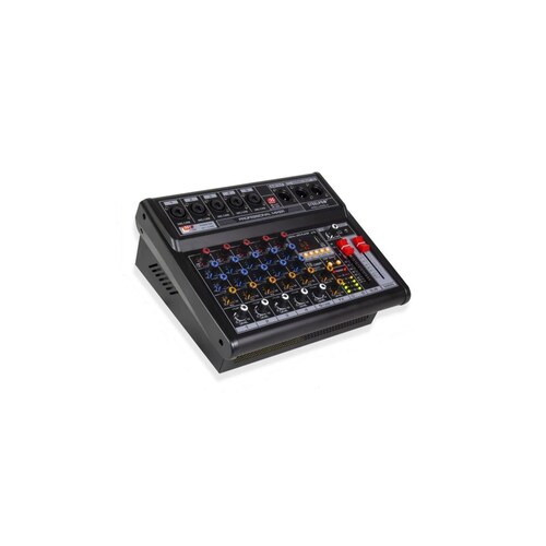 Mezcladora Steelpro Pro-mix5-a Amplificada 5 Canales