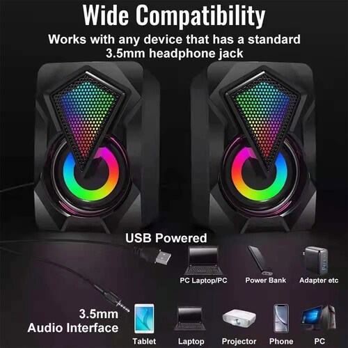 Bocinas Alambricas Pc Portátil 