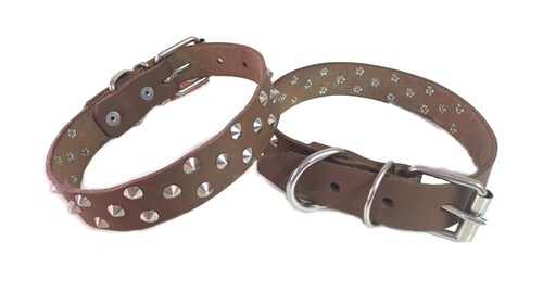 Collar piel 3cm trompillo