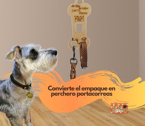 Collar piel 3cm trompillo