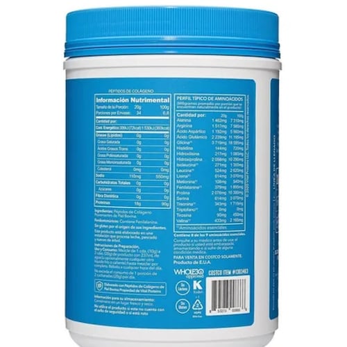 PÉPTIDOS DE COLÁGENO, VITAL PROTEINS, 680G