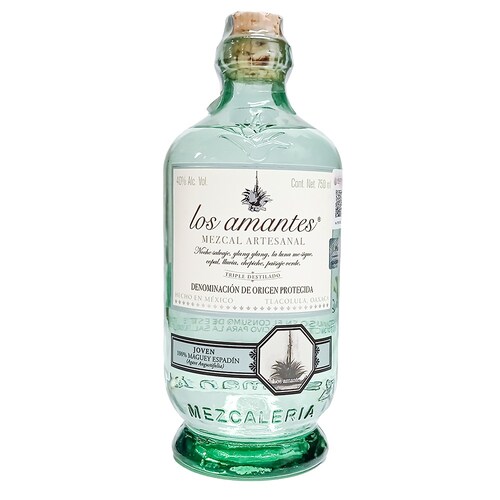 Mezcal Artesanal Los Amantes Triple Destilado 750 ml