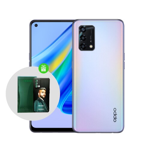 Celular Oppo Reno6 Lite Plata Liberado 128gb+6gb + Funda Maluma