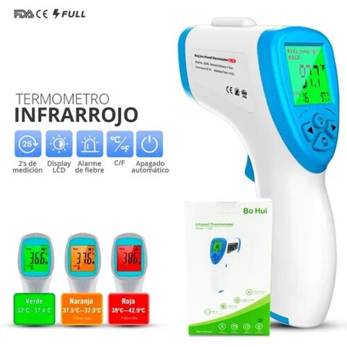 Termómetro Infrarrojo Digital | Frente Y Corporal Uso Médico