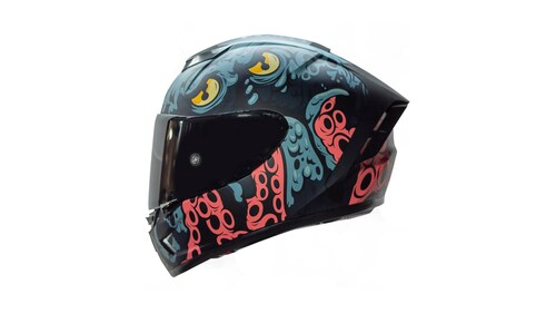 Casco KOV Kraken AIRCUT Integral para Moto Dot Deportivo