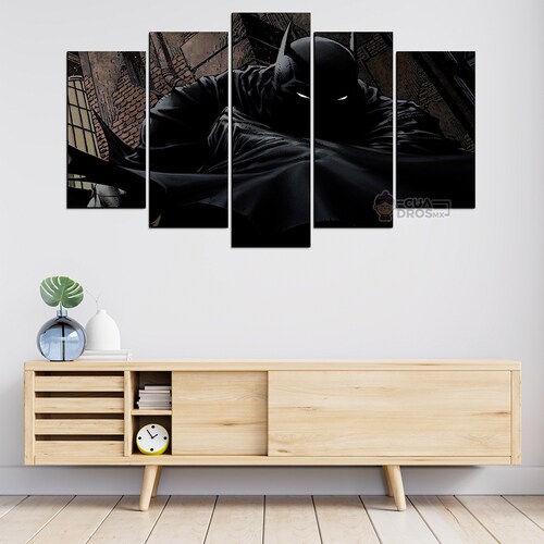 Cuadro Decorativo Batman DC Comics 100x60cm 5pzs Cuadros MX