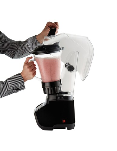 Licuadora Silenciosa Sound Shield 950 - 3 Velocidades, 1.53 Litros, Negra