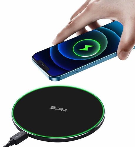 Cargador Inalámbrico 1 Hora De Carga Rápida Compatible Para Cualquier Dispositivo