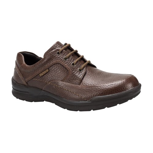 Par de zapatos marca Calzado Pazstor confort, para pie diabético, color café, mod. 146643