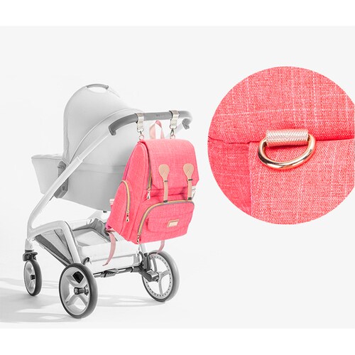 Pañalera Mochila Impermeable Térmica Premium Primer Día Papás Primerizos