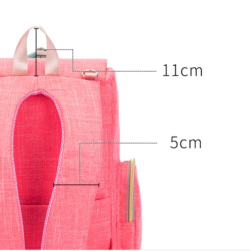 Pañalera Mochila Impermeable Térmica Premium Primer Día Papás Primerizos