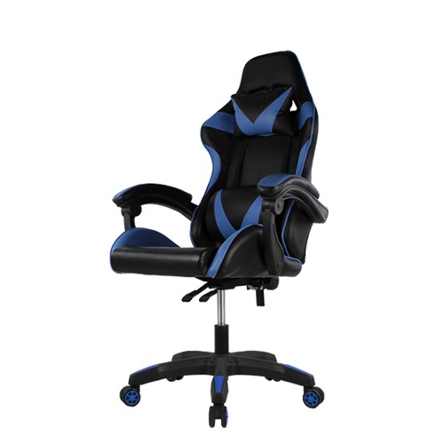 Silla Gamer Ergonómica MOB-ZD12 Negro con Azul Mundo In