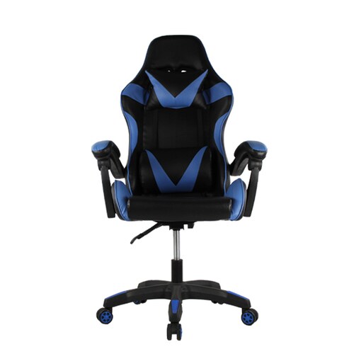Silla Gamer Ergonómica MOB-ZD12 Negro con Azul Mundo In