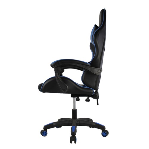 Silla Gamer Ergonómica MOB-ZD12 Negro con Azul Mundo In