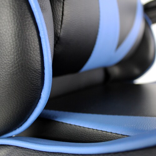 Silla Gamer Ergonómica MOB-ZD12 Negro con Azul Mundo In