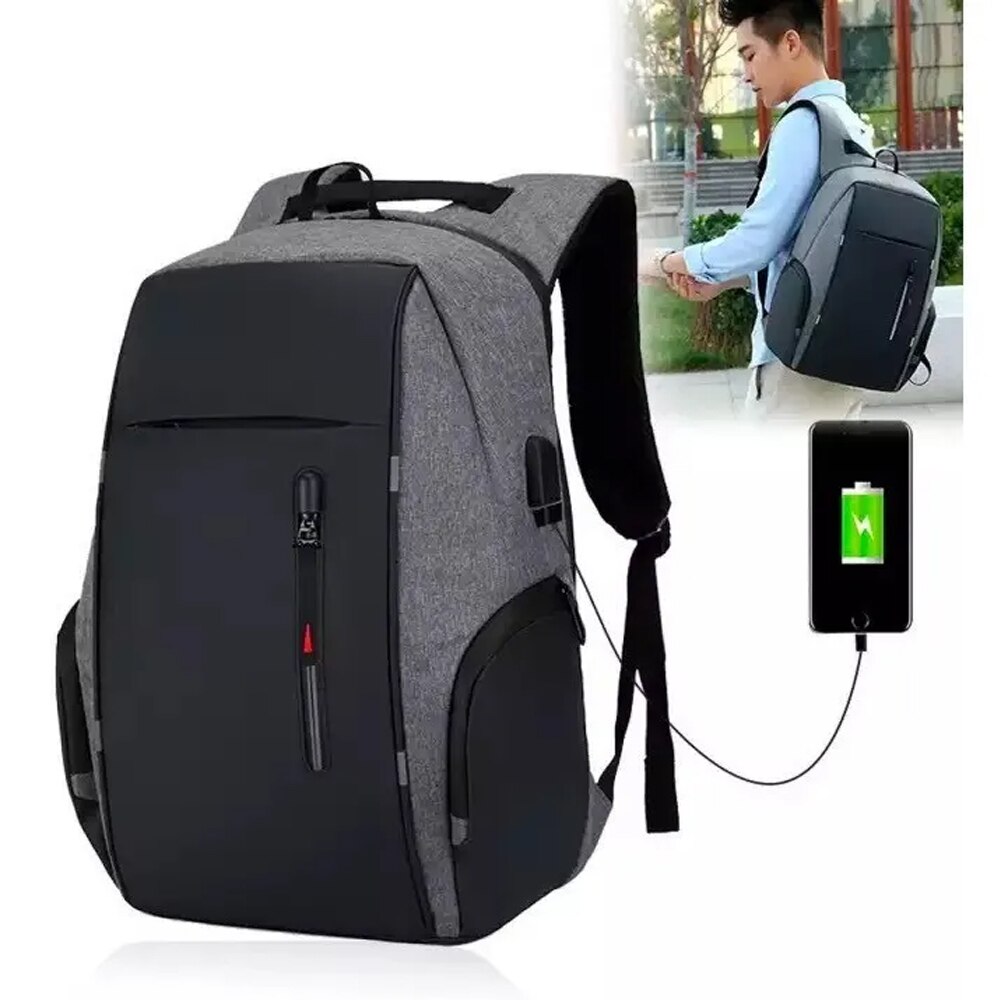 Mochila De Gran Capacidad Con Cargador Usb