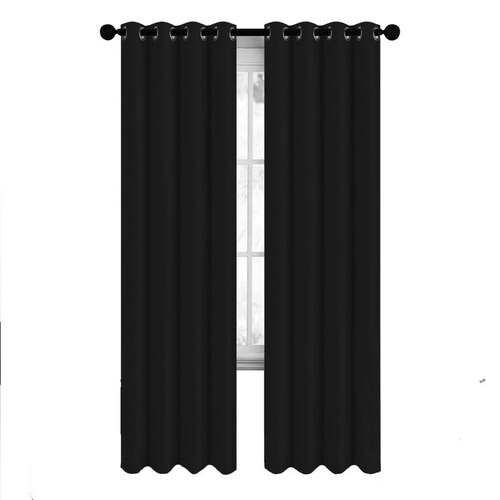 Cortina Blackout 274 X 213 Cm 2 Paneles Bloquea Ruido y Luz