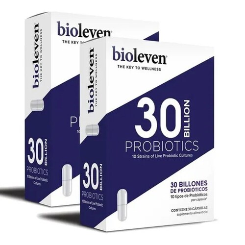 2 Pack Bioleven Probióticos 30 Billones.