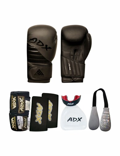 kit guantes de box adx mod strong+complementos