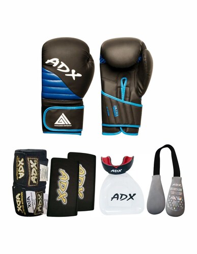 kit guantes de box adx mod strong+complementos