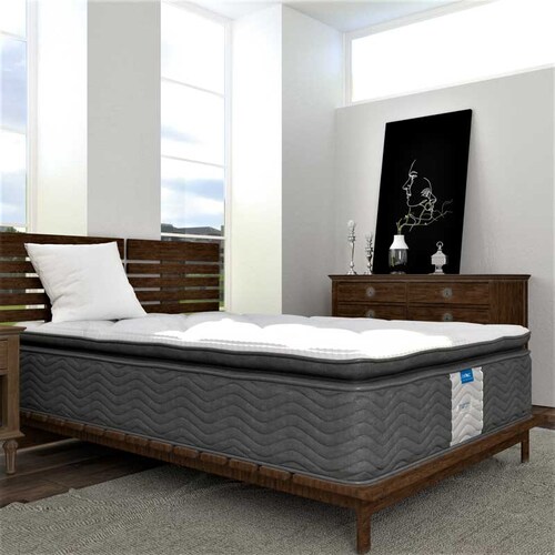 Colchón Individual Restonic Antibacterial Ortopédico Oferta Especial Colchoneta PILLOW TOP.
