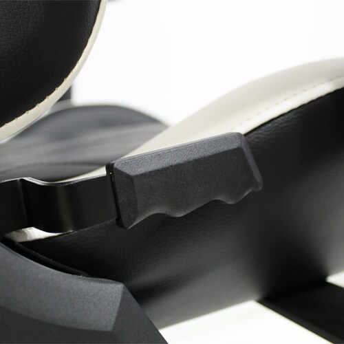 Silla Gamer Ergonómica JM-7249H Negro Blanco Mundo In