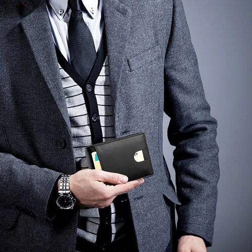 Cartera Hombre Rfid Minimalista Con Espacio Para Billetes