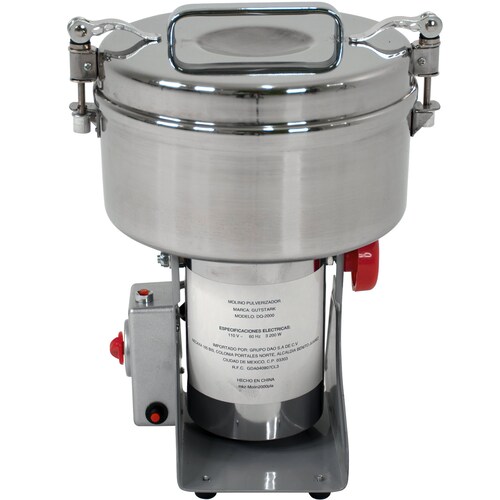 Molino Electrico Pulverizador 2000g Hierbas Granos Semillas