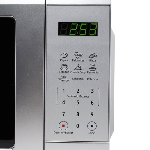 HORNO DE MICROONDAS 7 PIES COLOR GRIS MARCA GALANZ